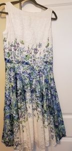 Danny and Nicole floral lace dress size 12